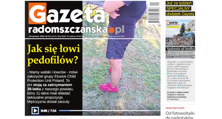 Na zdjęciu najnowsze wydanie Gazety Radomszczańskiej