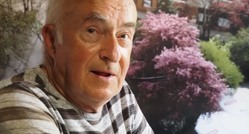 Na zdjęciu: Pan Wojciech nie kryje satysfakcji, że w końcu się udało