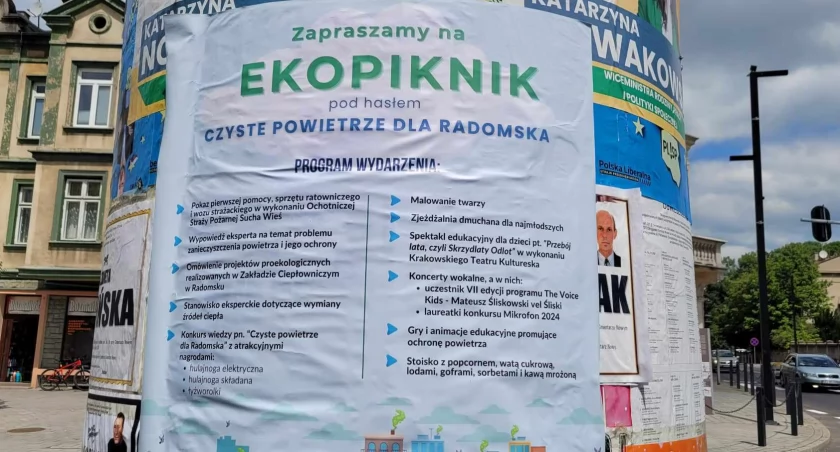 Na zdjęciu plakat zachęcający do udziału