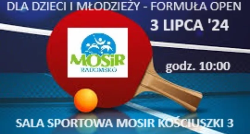 Na zdjęciu plakat promujący, fot. Facebook/MOSiR Radomsko