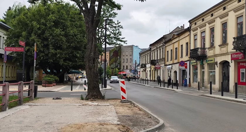 Na zdjęciu fragment ulicy Reymonta, fot. Facebook/ Radomsko Miasto Otwarte