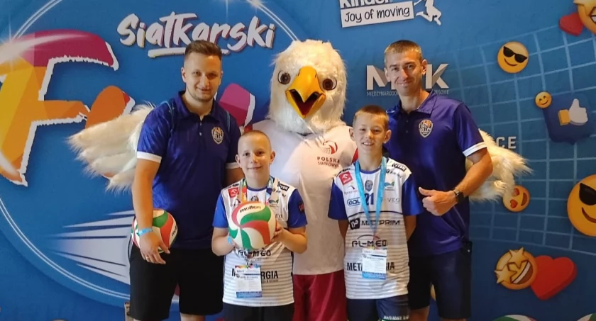 Na zdjęciu: Młodzi siatkarze zdobywali sportowe doświadczenie