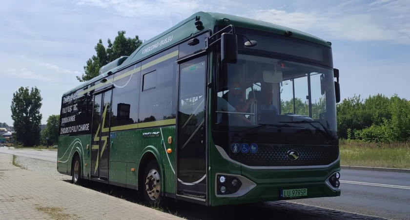 Na zdjęciu: Testowy autobus elektryczny, fot. MKP Radomsko
