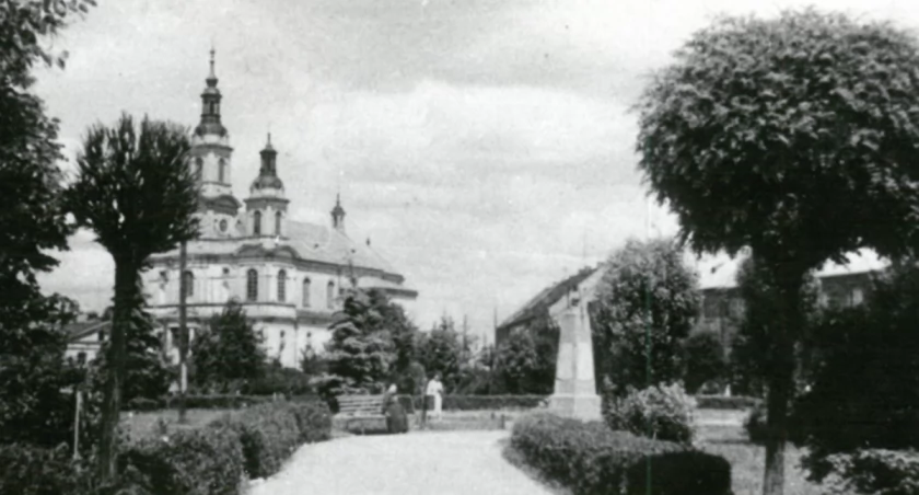 Na zdjęciu: Centrum Radomska, lata 50. Fot. Zbiory muzeum