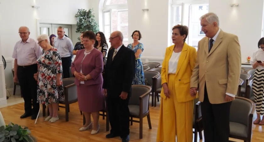 Na zdjęciu: Jubilaci w USC
