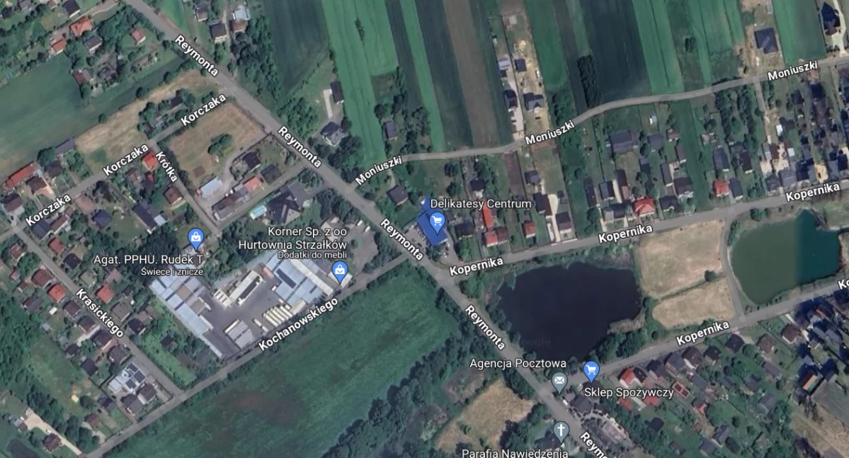 Na zdjęciu: Miejsce wypadku, fot. zrzut ekranu/Google Maps