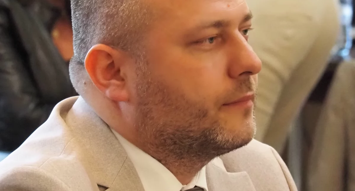 Na zdjęciu: Radny powiatowy PiS Michał Koski