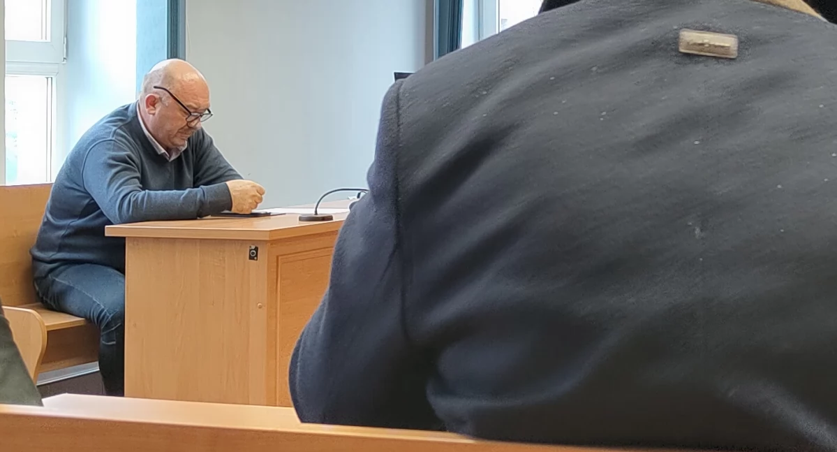 Na zdjęciu: Tomasz Tyl na sali sądowej