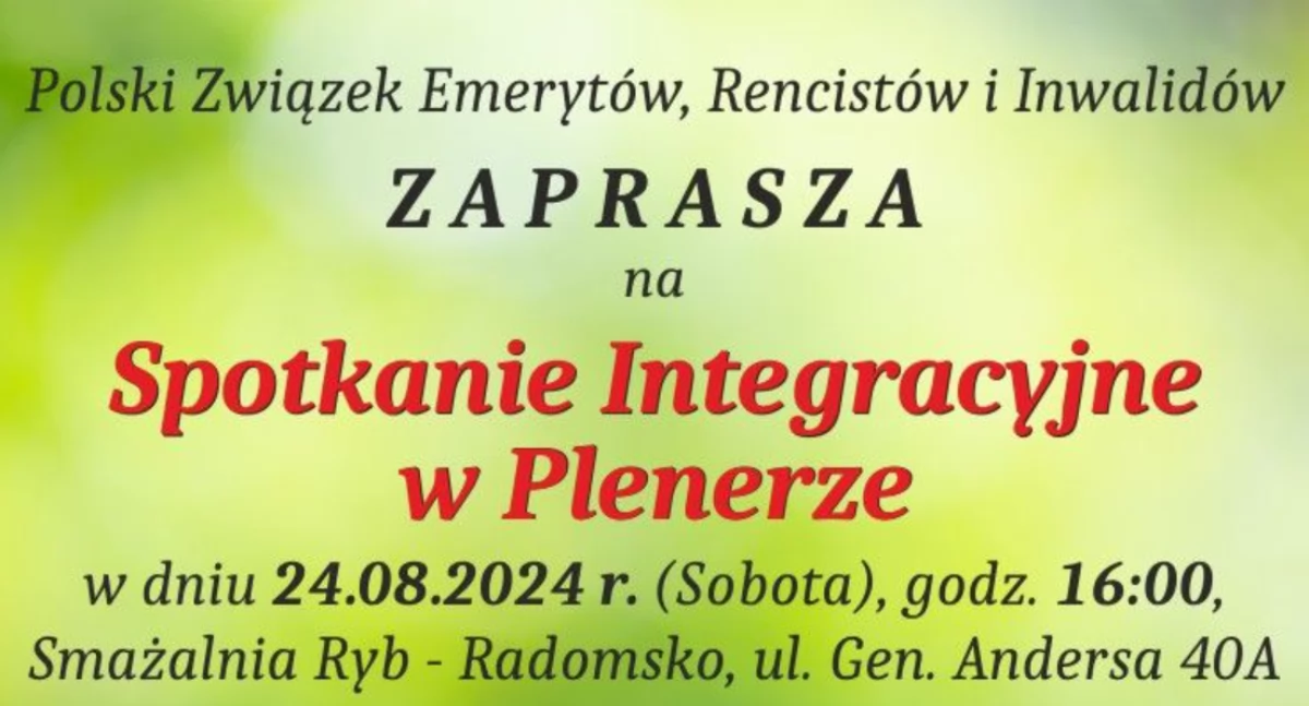 Na zdjęciu plakat, fot. Facebook/Powiat Radomszczański