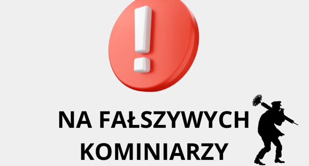 Na zdjęciu plakat ostrzegający, fot. Facebook/Radomsko Miasto Otwarte