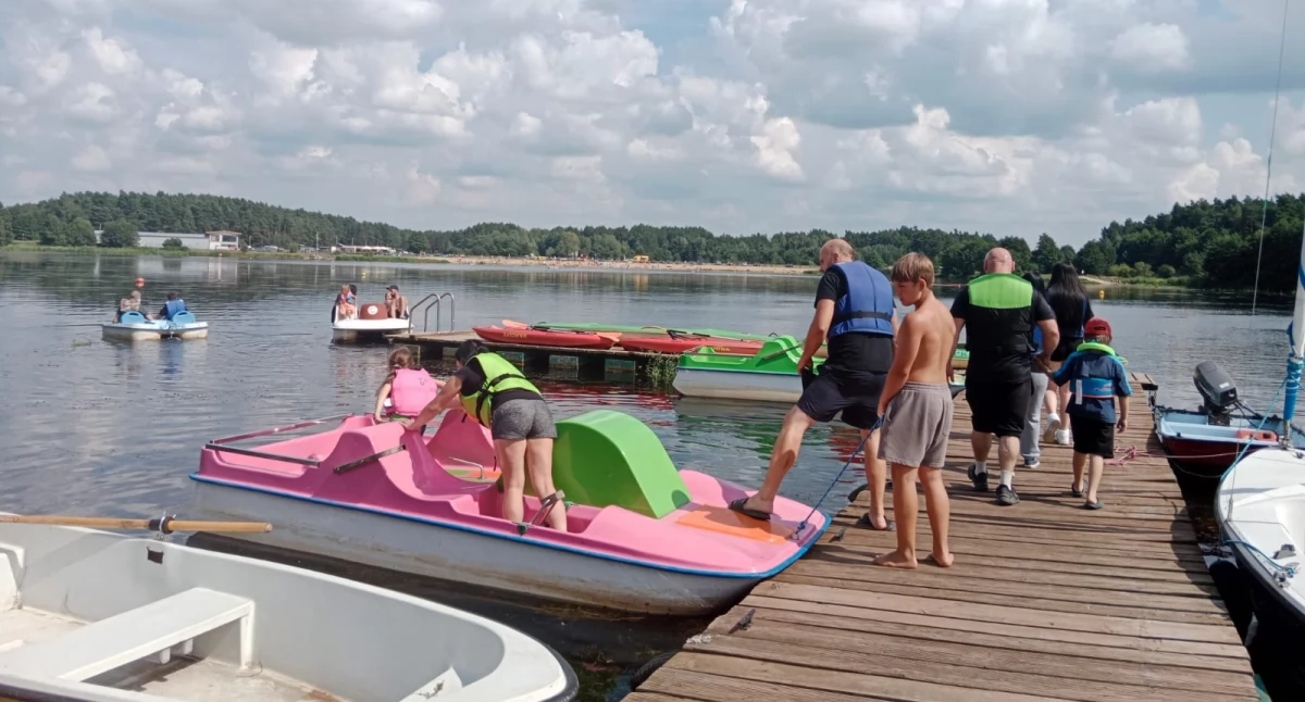 Na zdjęciu: Akcja na zbiorniku w Zakrzówku Szlacheckim, fot. Facebook/WOPR