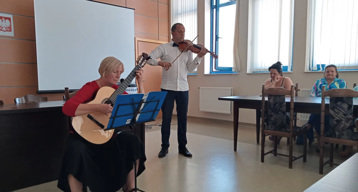 Na zdjęciu: Koncert w Szpitalu Powiatowym, fot. Szpital Powiatowy