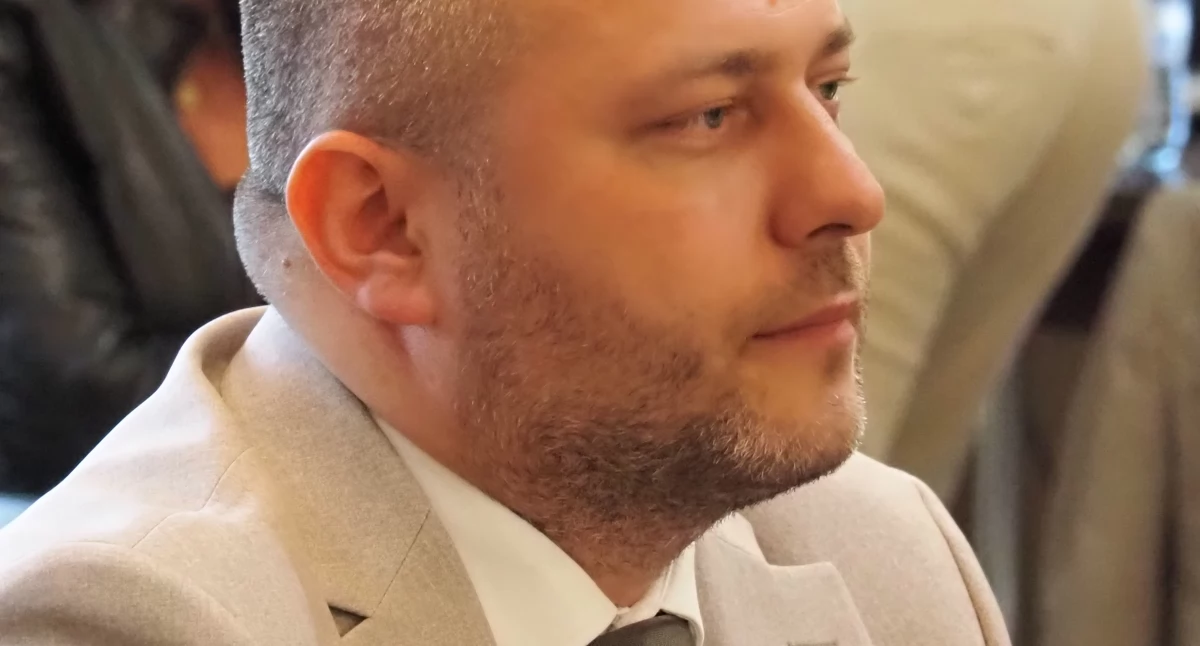 Na zdjęciu: Radny PiS Michał Koski