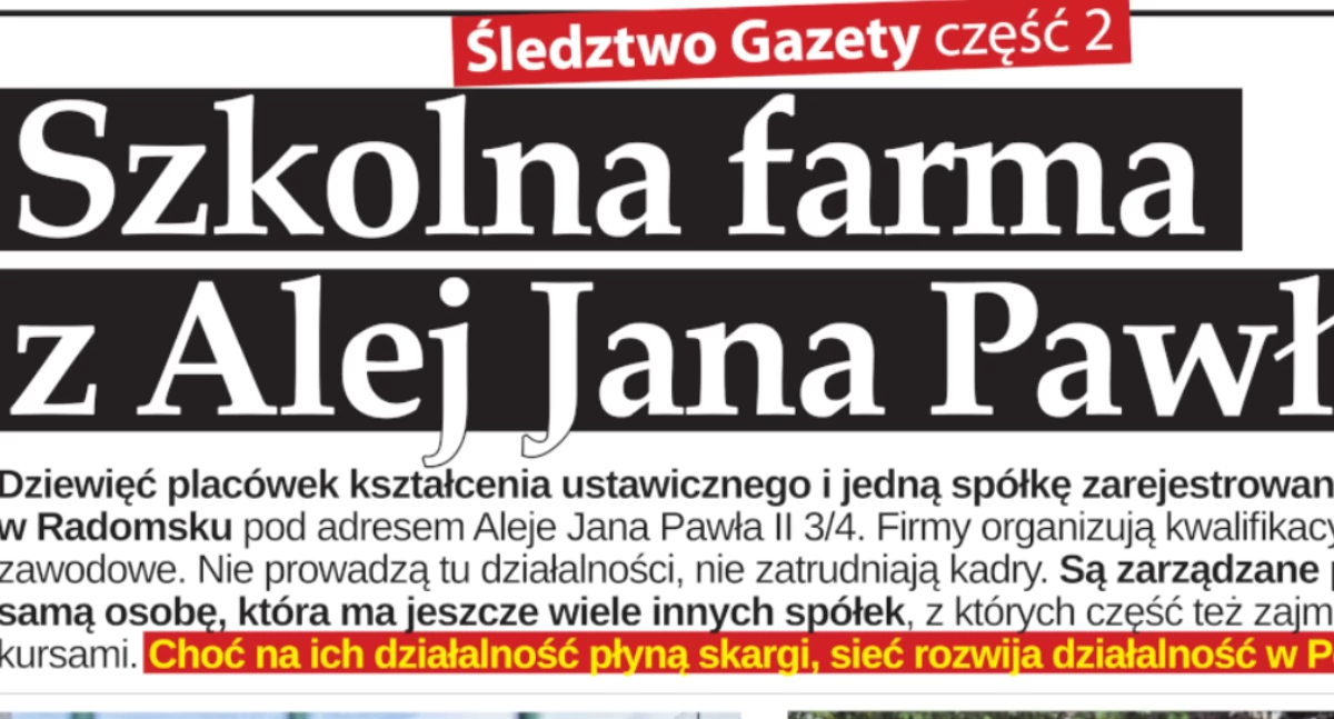 Na zdjęciu: Okładka nowego wydania Gazety Radomszczańskiej
