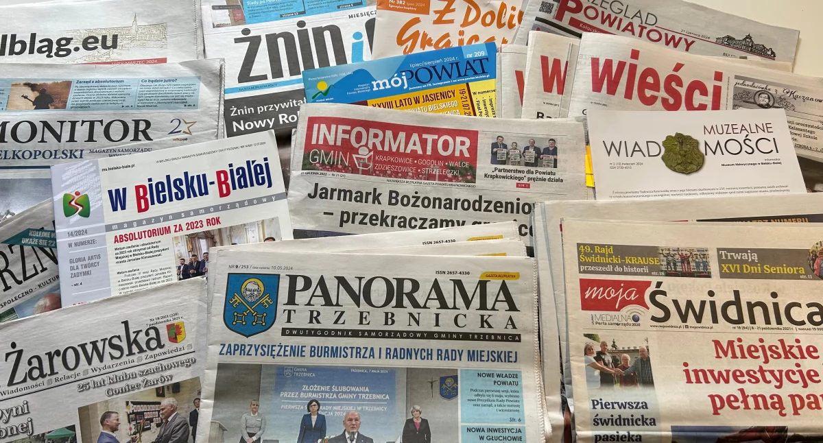 Na zdjęciu media samorządowe z różnych stron Polski