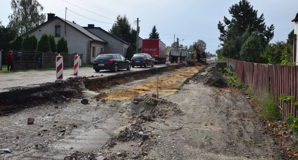 Na zdjęciu: Remontowana ulica, fot. Facebook/Radomsko Miasto Otwarte
