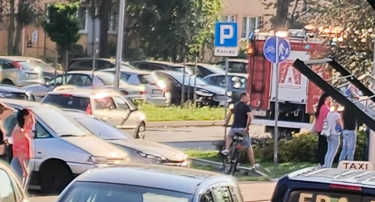 Na zdjęciu: Straży przy ulicy Leszka Czarnego 