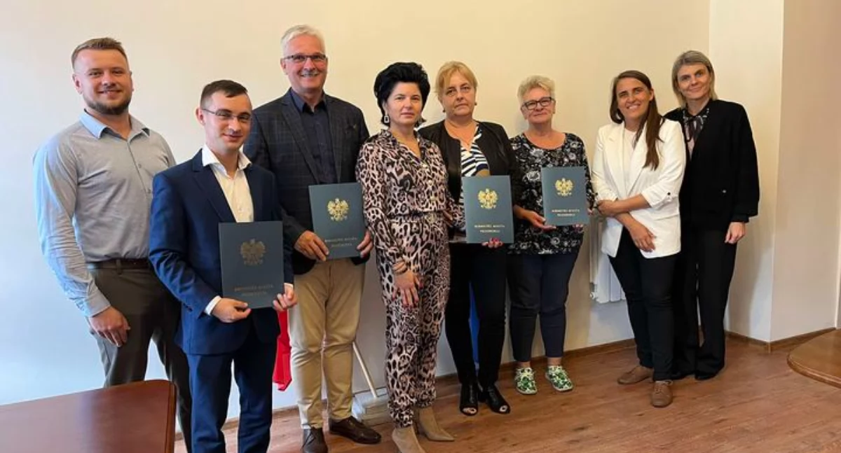Na zdjęciu: Uczestnicy spotkanie w przedborskim urzędzie, fot. Facebook/UM Przedbórz
