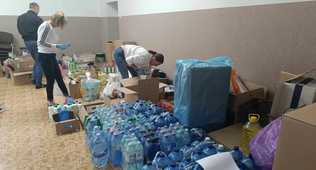 Na zdjęciu: Dary dla powodzian, fot. Facebook/Radomsko Miasto Otwarte