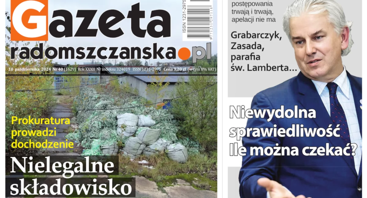 Na zdjęciu okładka najnowszego wydania Gazety Radomszczańskiej
