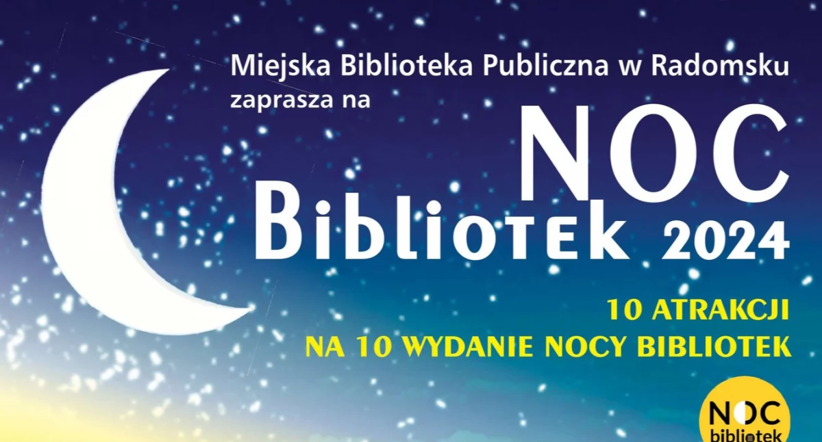 Na zdjęciu: plakat promujący, fot. Facebook/Miejska Biblioteka Publiczna Radomsko 