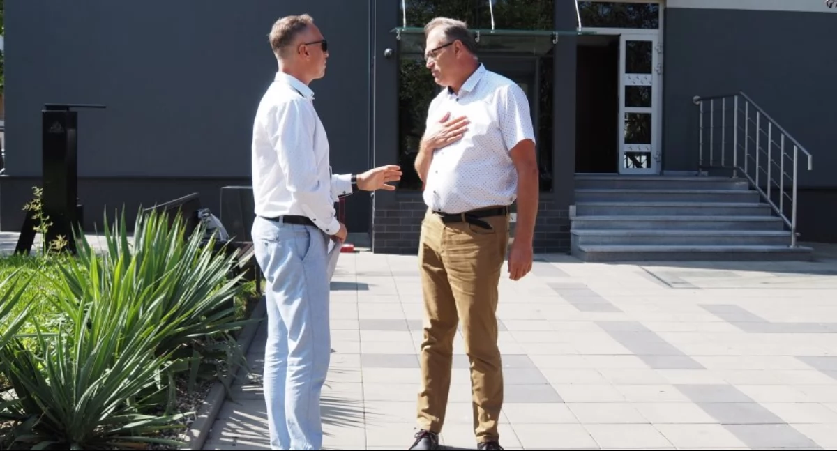 Na zdjęciu Rafał Dębski (KO) i Jarosław Ferenc (RdR)