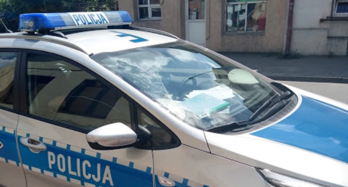 Na zdjęciu; Radiowóz KPP Radomsko