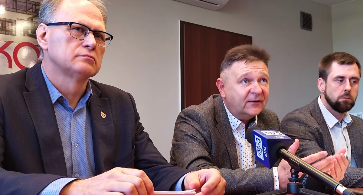 Na zdjęciu: Konferencja prasowa, na której prezydent poinformował, że chce referendum w sprawie spalarni