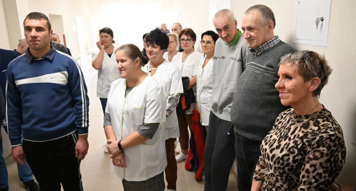 Na zdjęciu: Odebranie prac po modernizacji, fot. Facebook/Starostwo Powiatowe