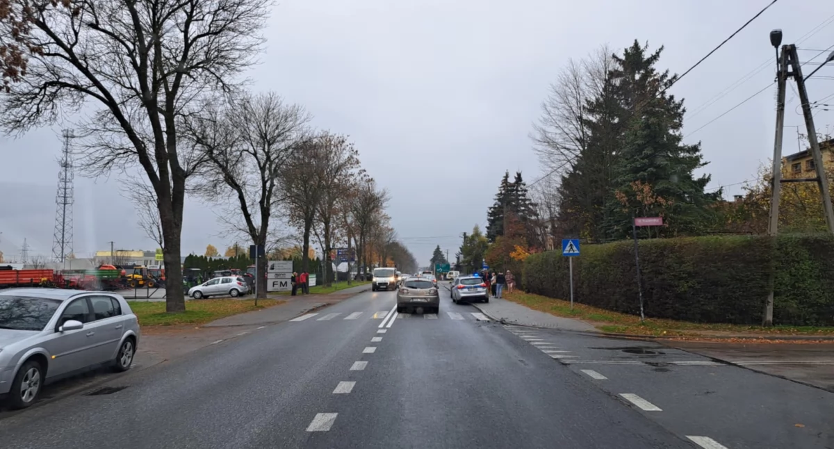 Na zdjęciu: Kolizja na Brzeźnickiej