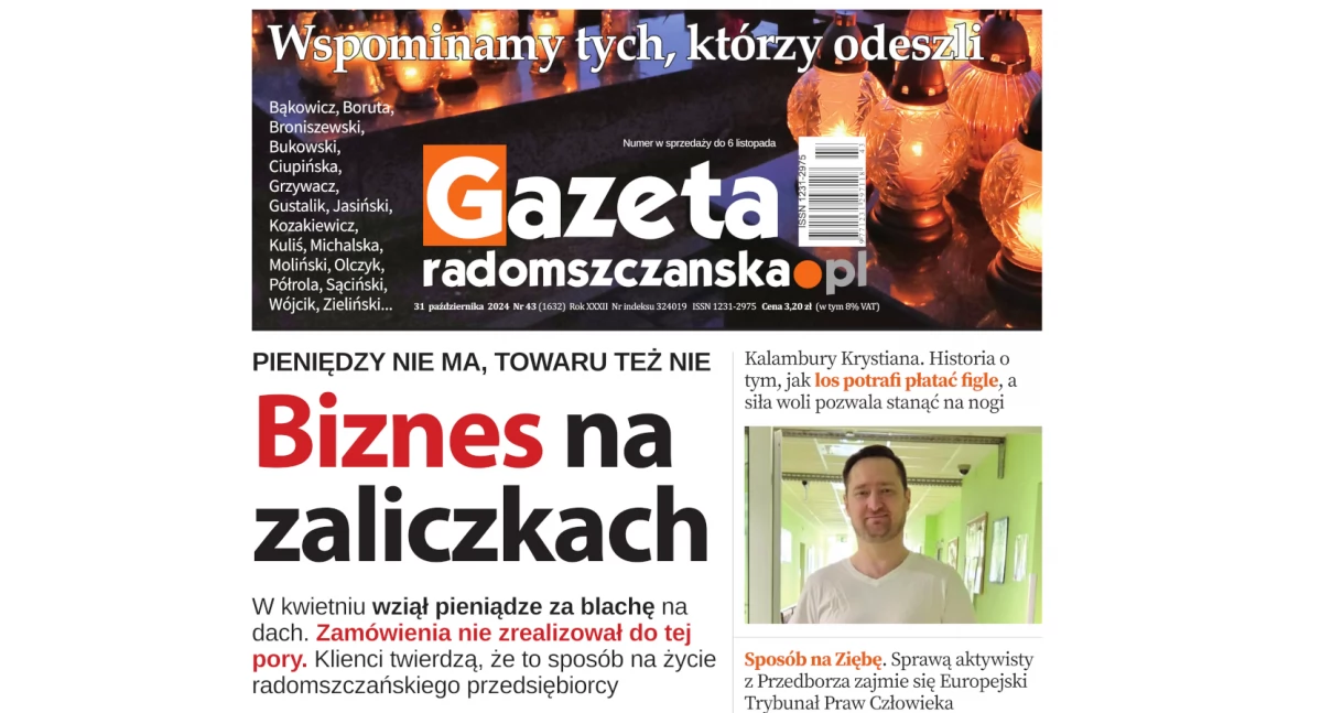 Na zdjęciu okładka najnowszego wydania Gazety Radomszczańskiej