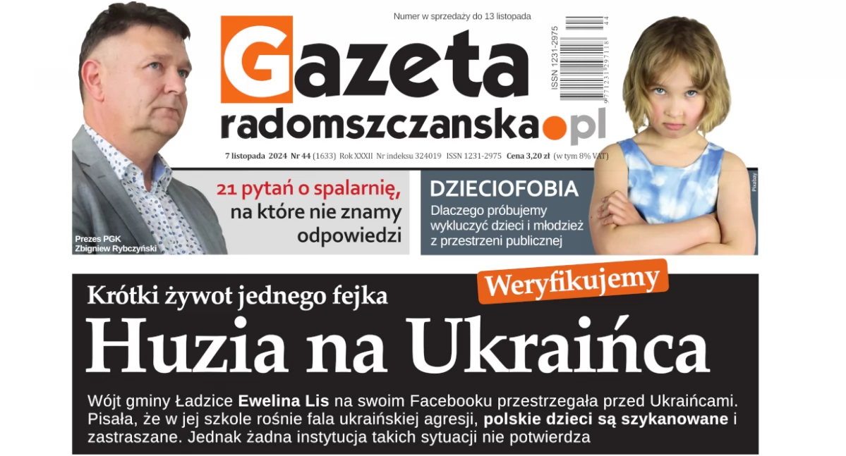 Na zdjęciu okładka najnowszego wydania Gazety Radomszczańskiej