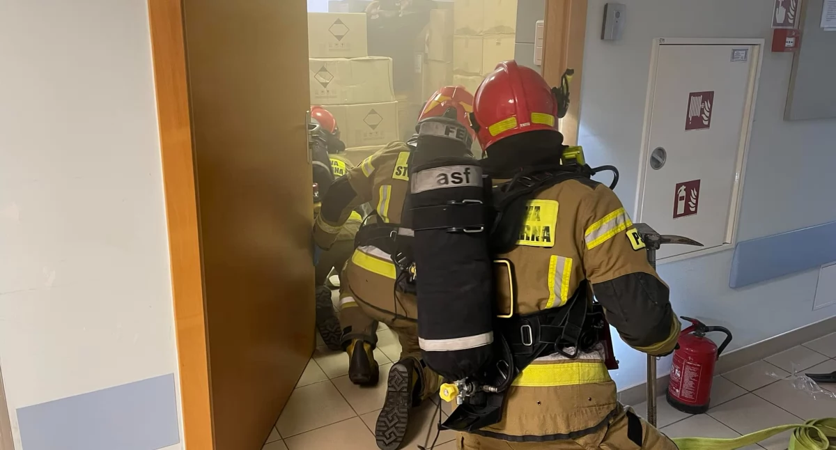 Na zdjęciu: Ćwiczenia w szpitalu, fot. Facebook/Szpital Powiatowy