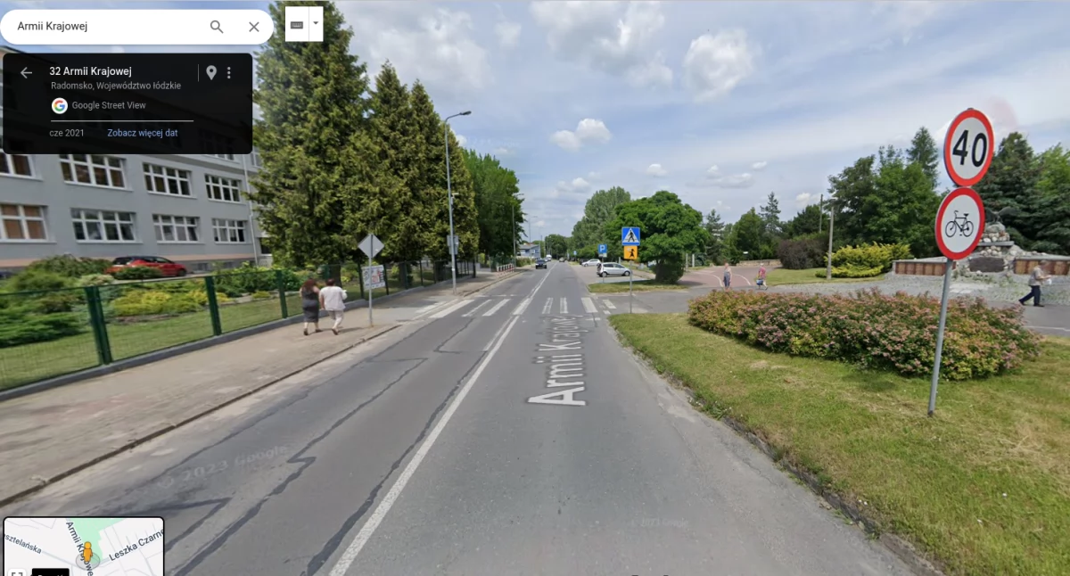 Na zdjęciu: Ulica Armii Krajowej, zrzut ekranu/Google Maps