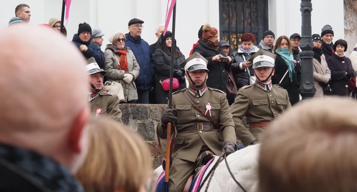 Na zdjęciu: Uroczystości w centrum miasta