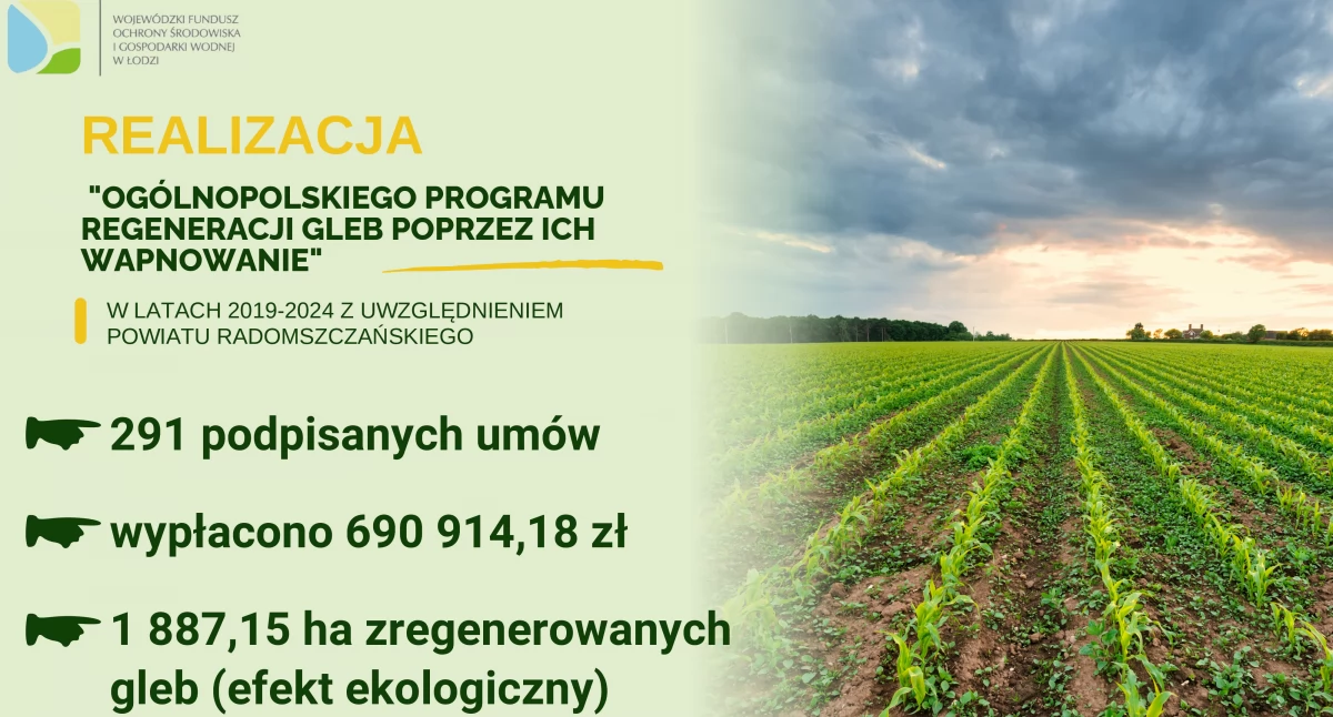 Inwestycje, Powiat radomszczański przykład efektywnej realizacji programu wapnowania - zdjęcie, fotografia