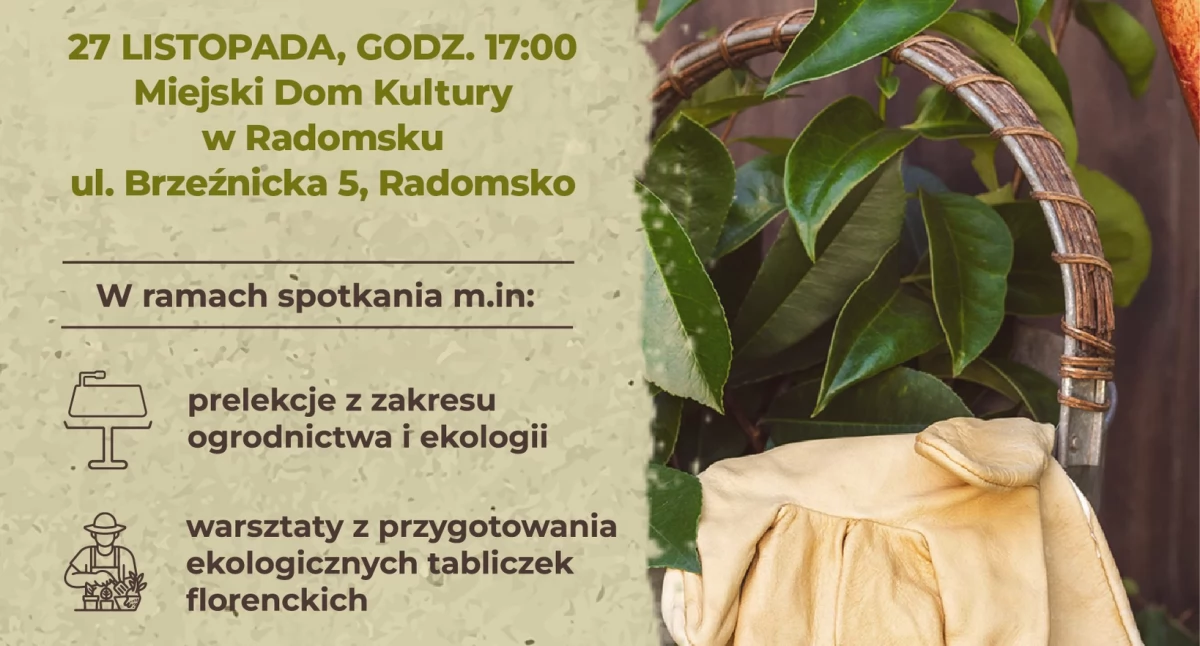 Na zdjęciu: plakat promujący, fot. Facebook/Radomsko Miasto Otwarte