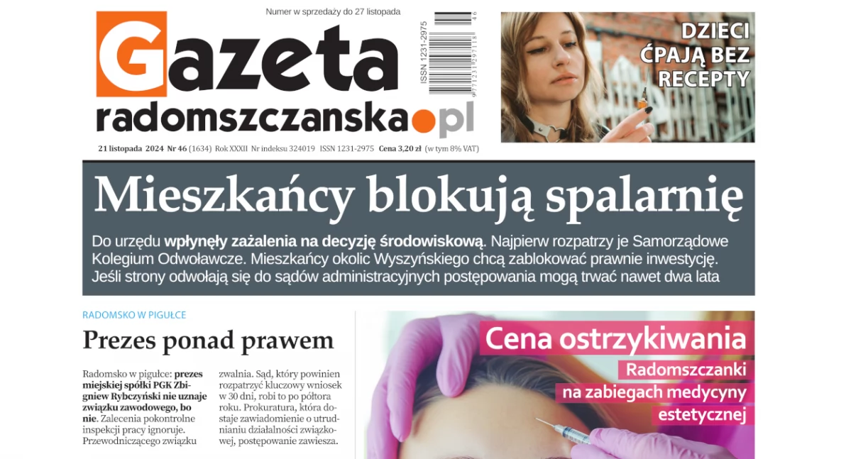 Na zdjęciu okładka najnowszego wydania Gazety Radomszczańskiej