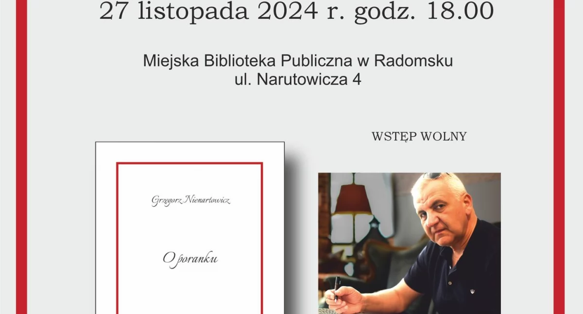 Na zdjęciu: Plakat promujący, fot. Facebook/Radomsko Miasto Otwarte