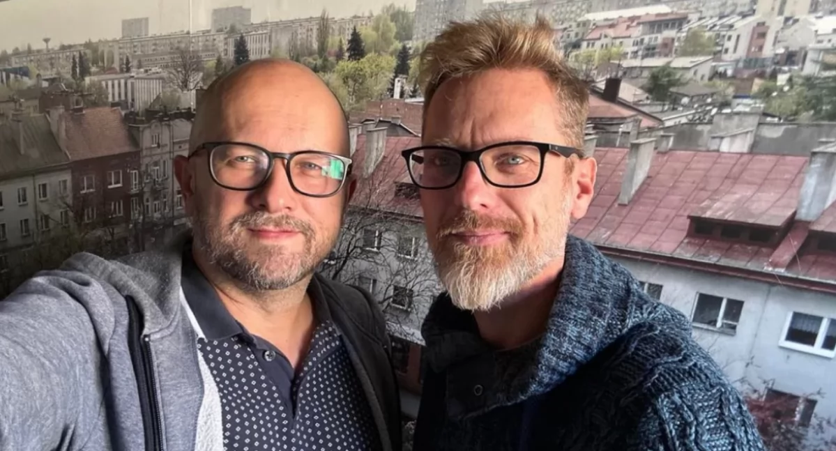 Na zdjęciu prowadzący podcast Redakcyjne Kolegium Wyborcze