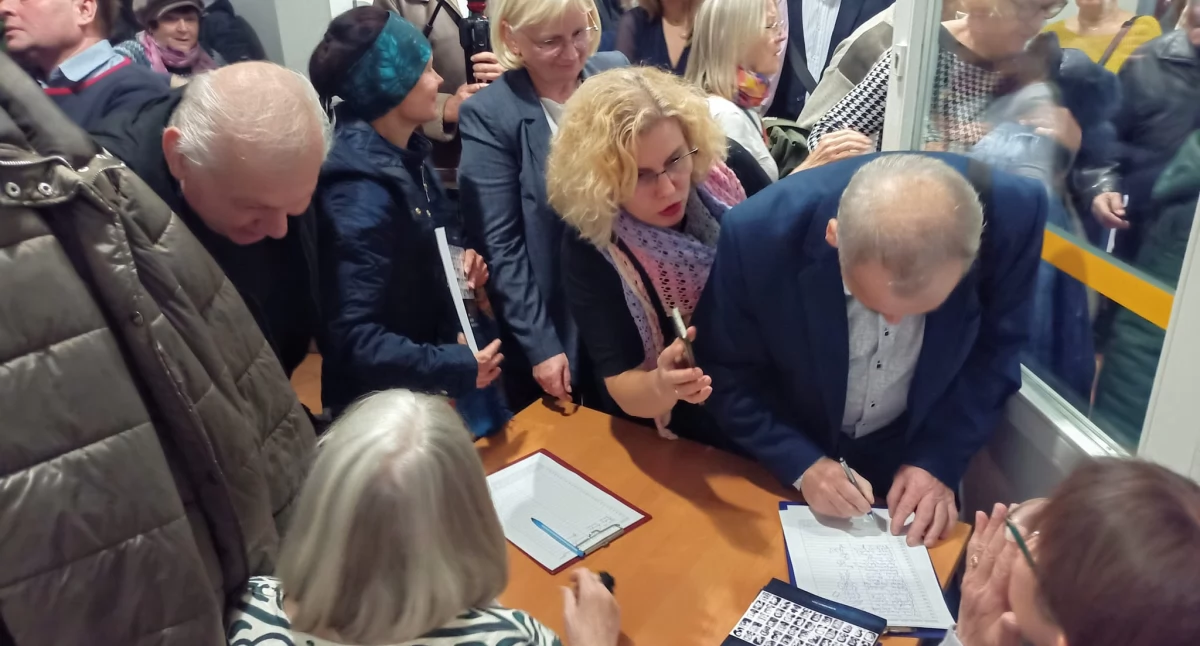 Na zdjęciu: Chętnych nie brakowało, fot. Facebook/PTH Radomsko