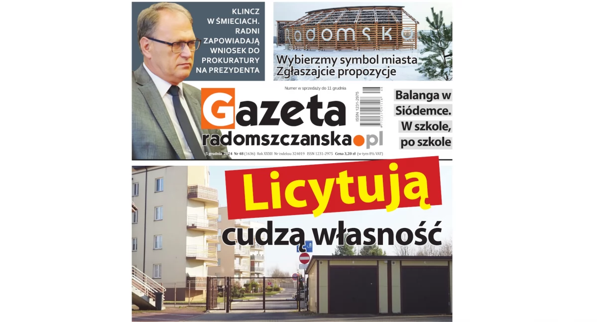 Na zdjęciu okładka najnowszego wydania Gazety Radomszczańskiej