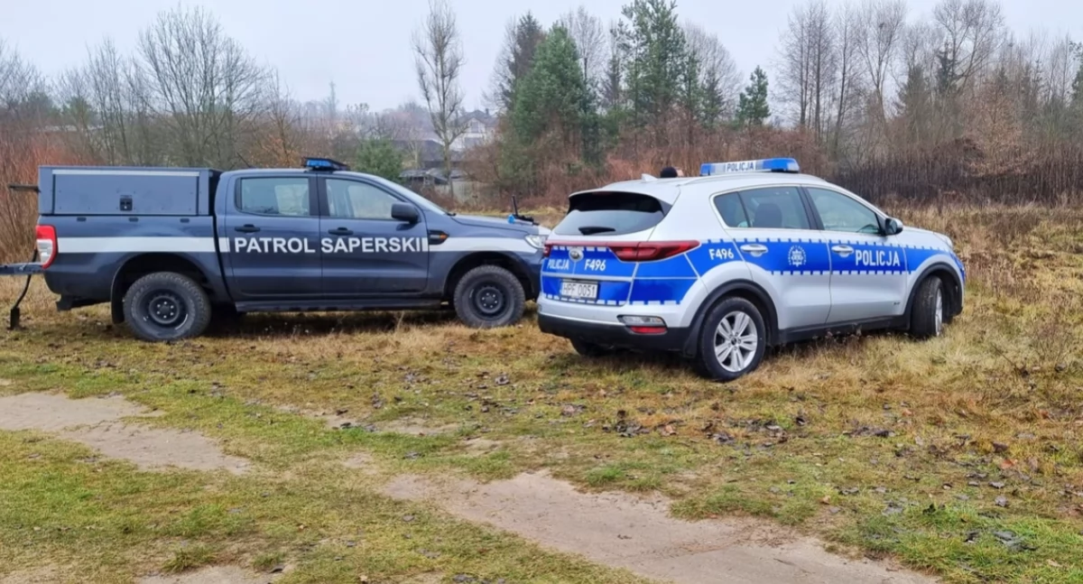 Na zdjęciu: W sumie znaleziono cztery pociski, fot. KPP Radomsko