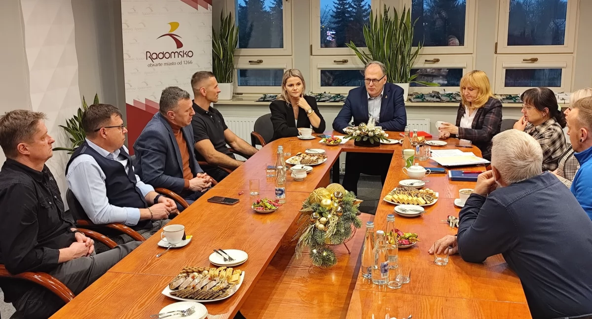 Na zdjęciu: Spotkanie z Radą Sportu, fot. Facebook/UM Radomsko