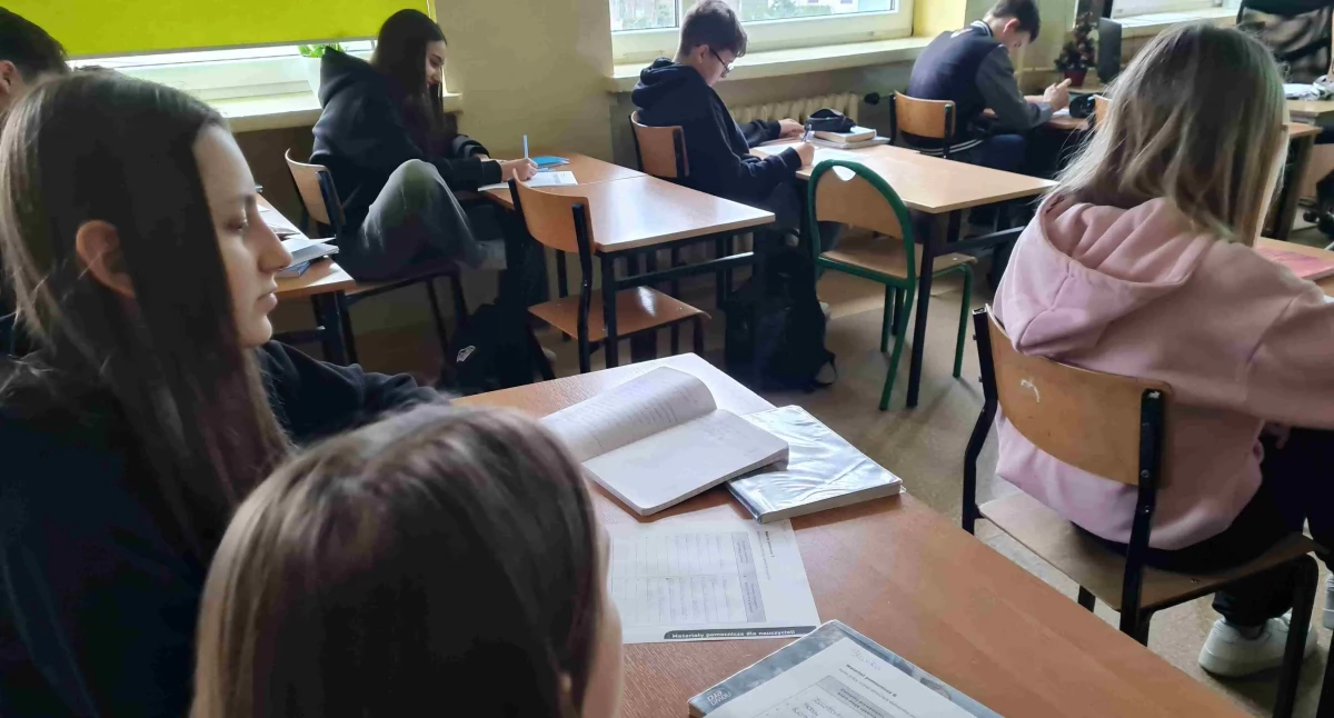 Na zdjęciu: Uczniowie zdobyli ważną wiedzę