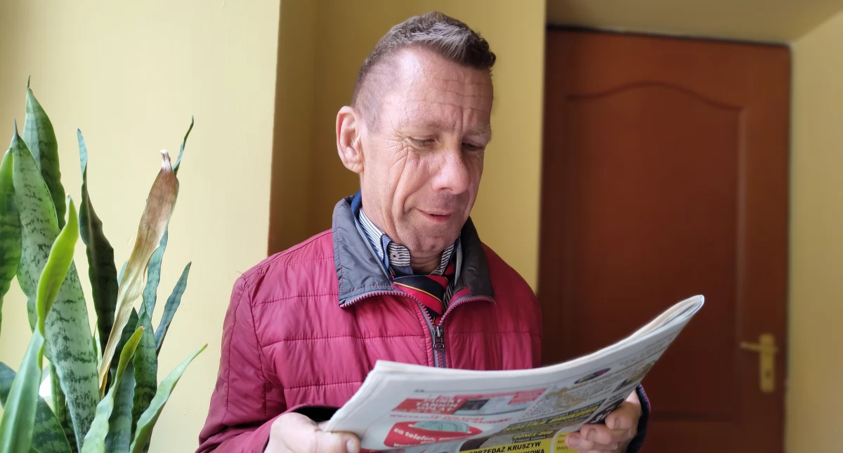 Na zdjęciu: Marek lubi być elegancki