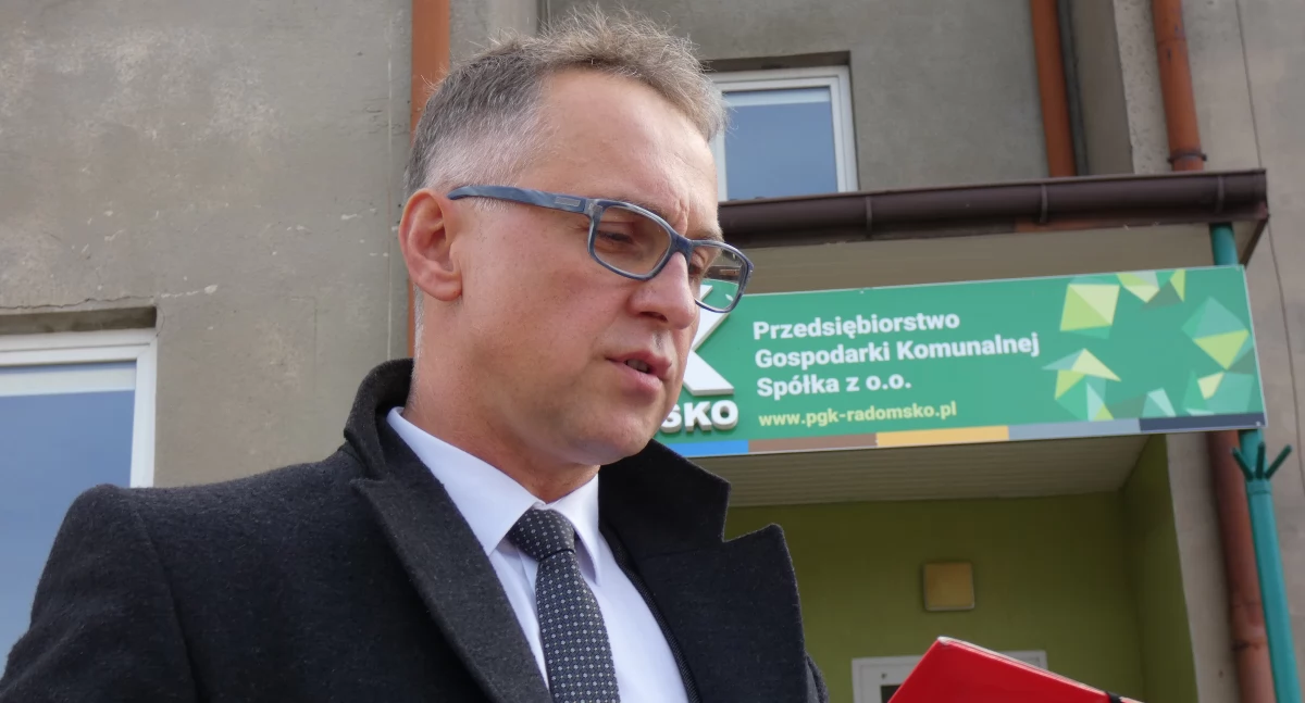 Na zdjęciu: Rafał Dębski surowo recenzuje prezydenta Ferenca
