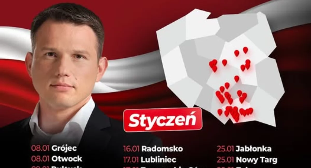 Na zdjęciu: Plakat zapowiadający wizyty, fot. Facebook