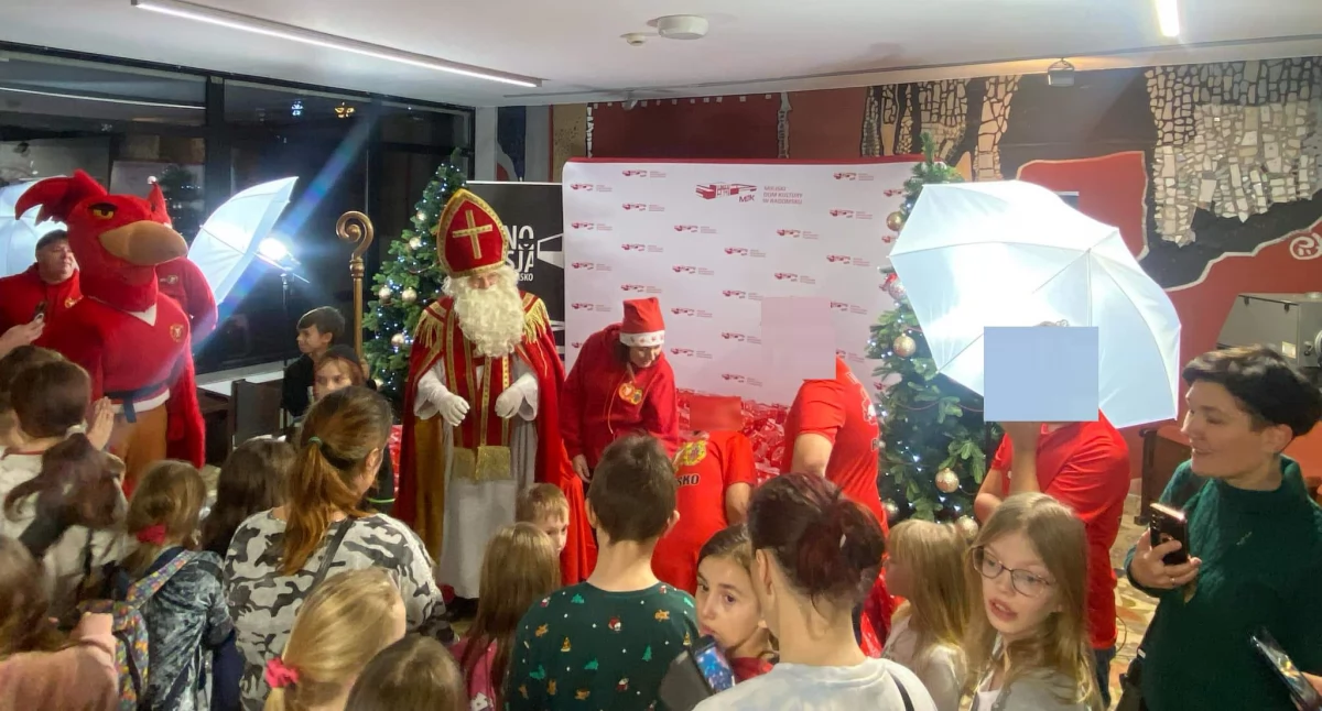 Na zdjęciu: Akcję przygotowali kibice Widzewa, fot. Facebook