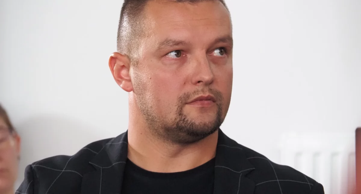 Na zdjęciu: Łukasz Dryja, prezes RKS-u